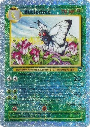 Butterfree [Reverse Holo], English Pokemon card