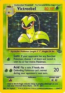 Victreebel, English Pokemon card