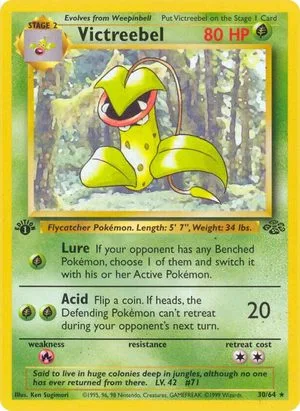 Victreebel [1st Edition], English Pokemon card