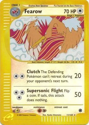 Fearow [Reverse Holo], English Pokemon card