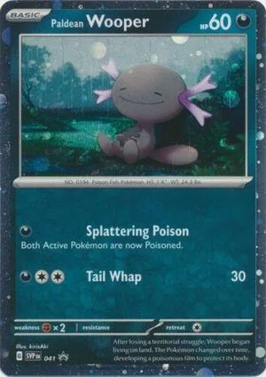 Paldean Wooper, English Pokemon card