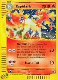 Rapidash, English Pokemon card