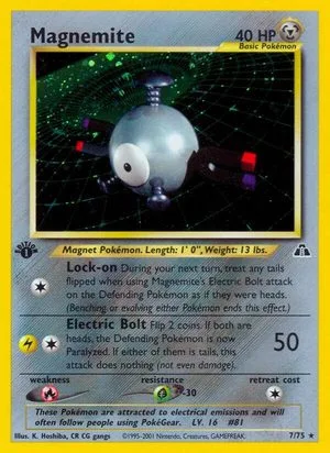 Magnemite [1st Edition], English Pokemon card