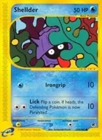 Shellder, English Pokemon card