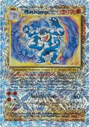 Machamp [Reverse Holo], English Pokemon card