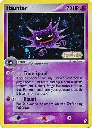 Haunter [Reverse Holo], English Pokemon card