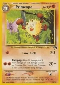 Primeape, English Pokemon card