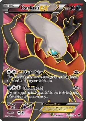 Darkrai EX, English Pokemon card
