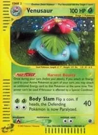 Venusaur, English Pokemon card