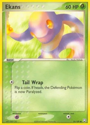 Ekans, English Pokemon card
