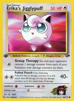 Erika's Jigglypuff [1st Edition], English Pokemon card