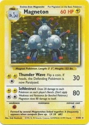 Magneton, English Pokemon card