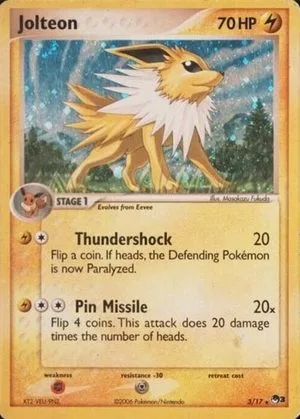 Jolteon [Holo], English Pokemon card