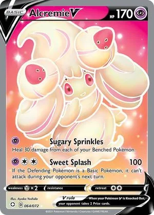 Alcremie V, English Pokemon card