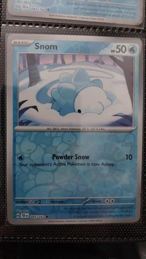 Snom [Reverse Holo], English Pokemon card