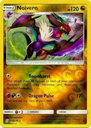 Noivern [Reverse Holo], English Pokemon card