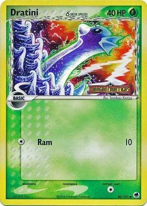 Dratini [Reverse Holo], English Pokemon card