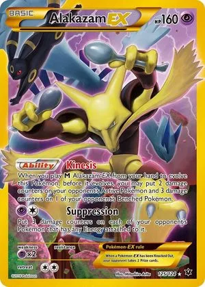 Alakazam EX, English Pokemon card