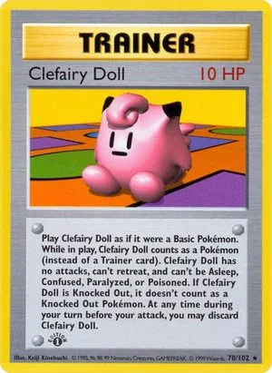 Clefairy Doll [1st Edition], English Pokemon card