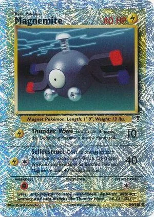 Magnemite [Reverse Holo], English Pokemon card