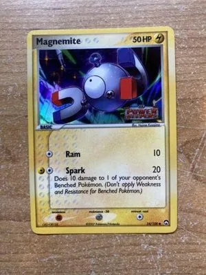 Magnemite [Reverse Holo], English Pokemon card
