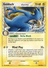 Golduck, English Pokemon card