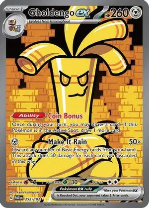 Gholdengo ex, English Pokemon card