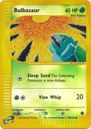 Bulbasaur [Reverse Holo], English Pokemon card