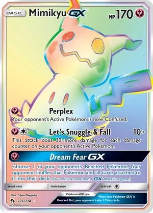 Mimikyu GX, English Pokemon card
