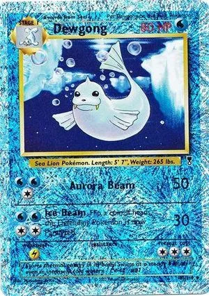 Dewgong [Reverse Holo], English Pokemon card