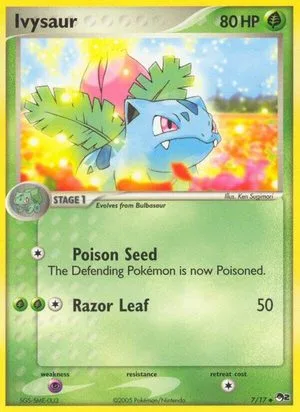 Ivysaur, English Pokemon card