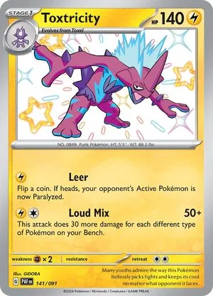 Toxtricity, English Pokemon card