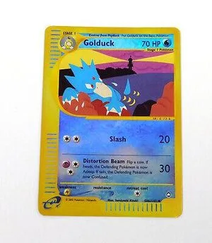 Golduck [Reverse Holo], English Pokemon card