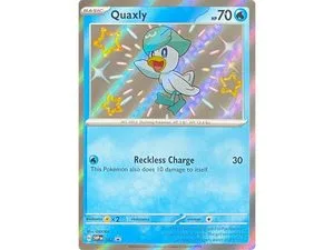Quaxly, English Pokemon card