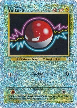 Voltorb [Reverse Holo], English Pokemon card