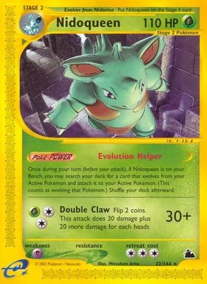 Nidoqueen, English Pokemon card