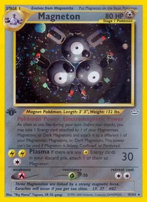 Magneton [1st Edition], English Pokemon card