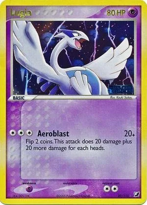 Lugia [Reverse Holo], English Pokemon card