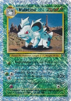 Nidorina [Reverse Holo], English Pokemon card