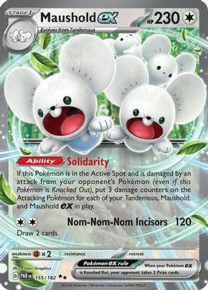 Maushold ex [Holo], English Pokemon card