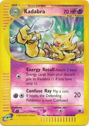Kadabra [Reverse Holo], English Pokemon card