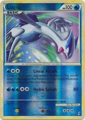 Lugia [Reverse Holo], English Pokemon card