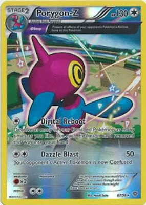 Porygon-Z [Reverse Holo], English Pokemon card