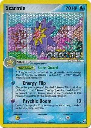 Starmie [Reverse Holo], English Pokemon card