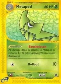 Metapod, English Pokemon card