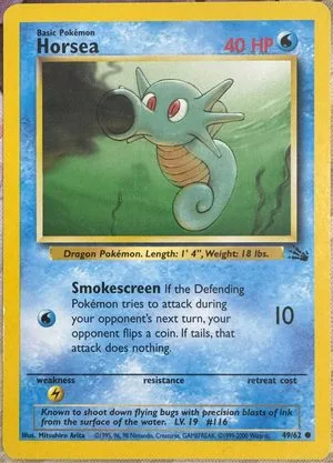 Horsea [1999-2000], English Pokemon card