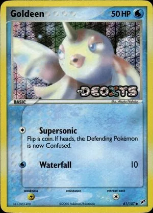 Goldeen [Reverse Holo], English Pokemon card