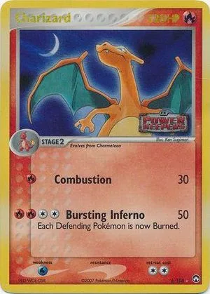 Charizard [Reverse Holo], English Pokemon card