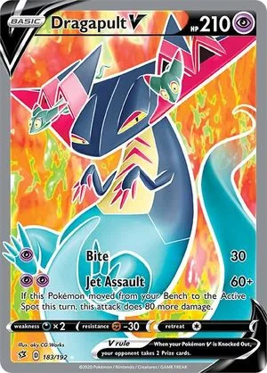 Dragapult V, English Pokemon card