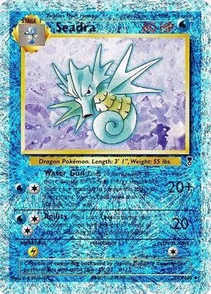 Seadra [Reverse Holo], English Pokemon card